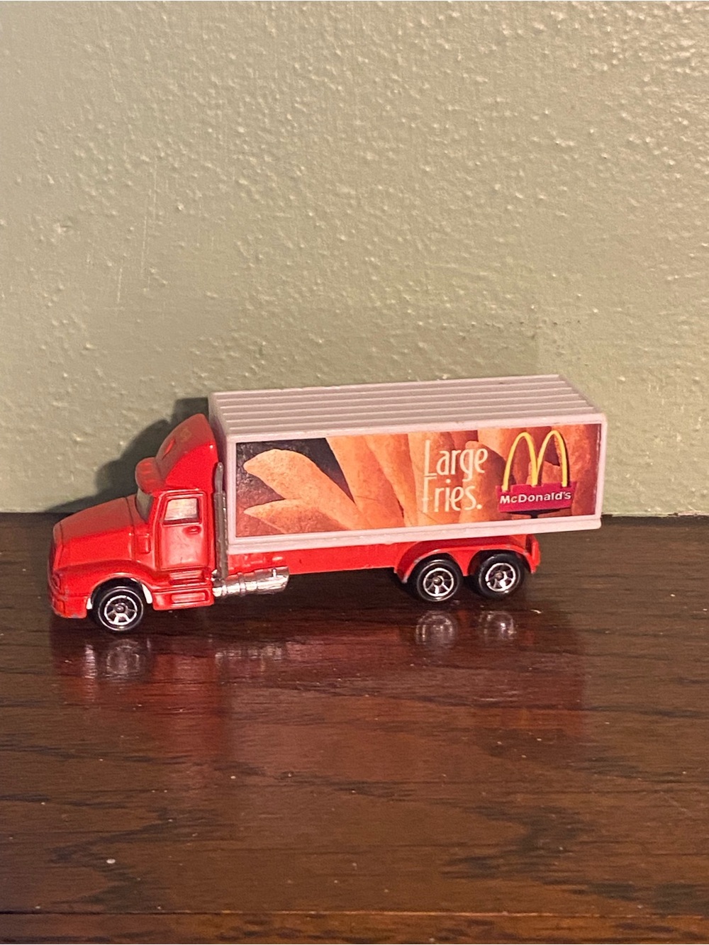 McDonald's Red & White Fries Semi-Truck Toy